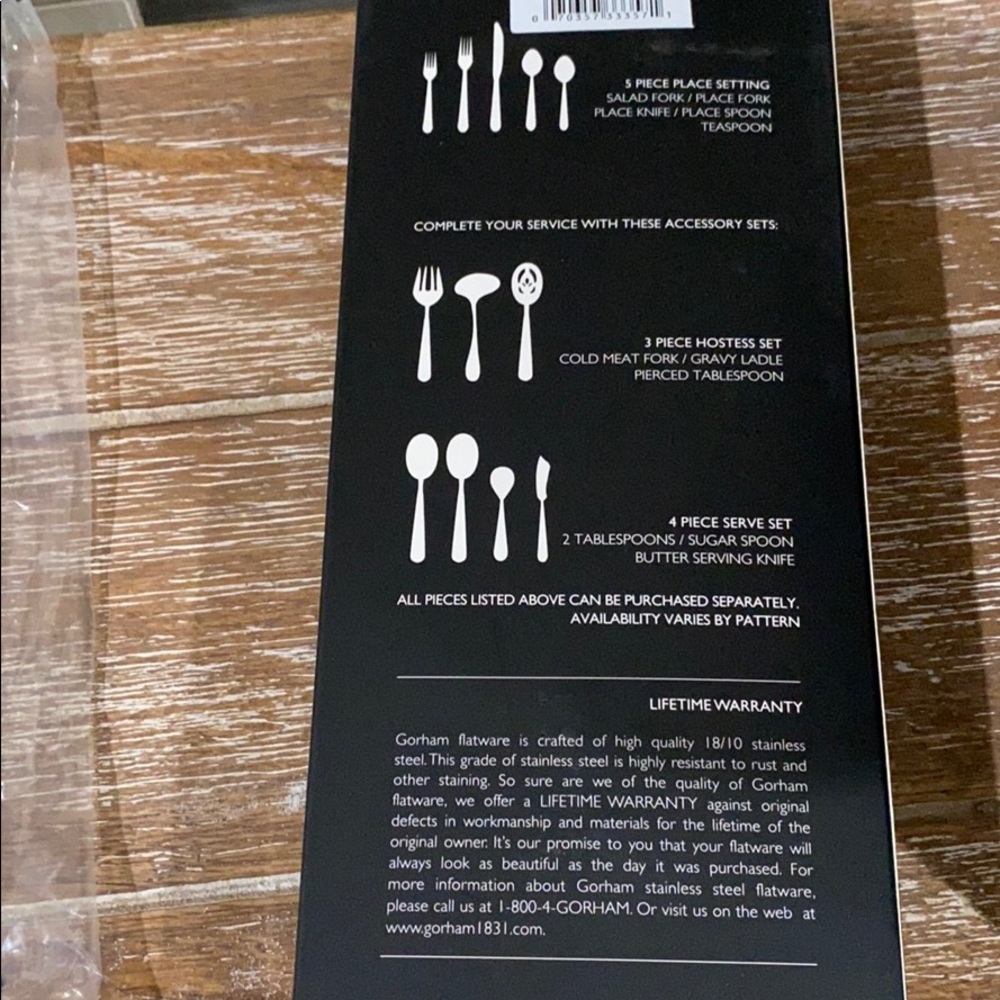 - Gorham Studio 5-pc. Silverware Set - Picture 6 of 6